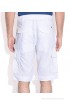 Celio White Cotton Blend Solid Shorts Celio White Cotton Blend Solid Shorts